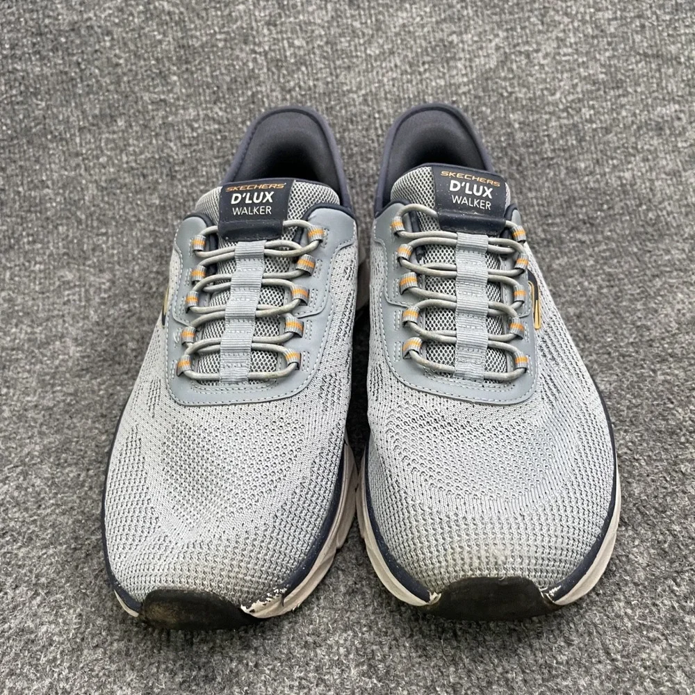 Skechers D'LUX Walker 2.0 Shoes Mens 10.5 Blue Walking Sneakers 232446WW